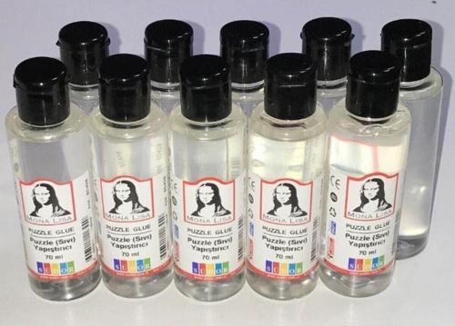 70 Ml Şeffaf Puzzle Yapıştırıcı Set (10 Adet)