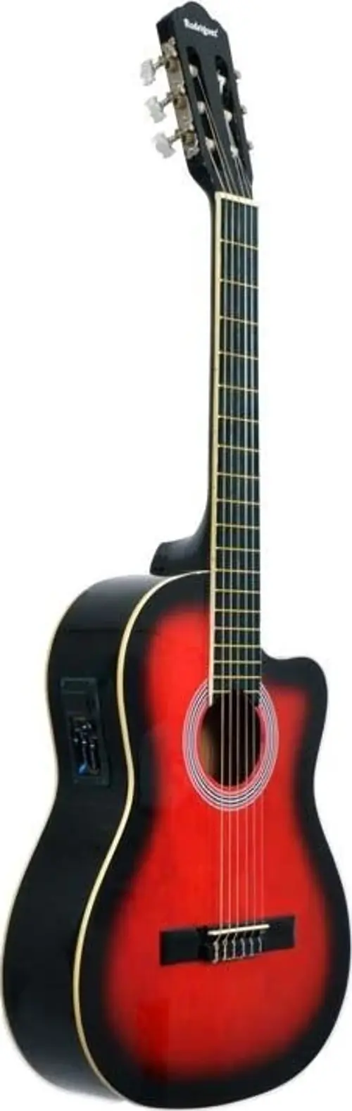 Gitar Elektro Klasik Rodriguez Kesik Kasa EQ Kırmızı RCCE650RB