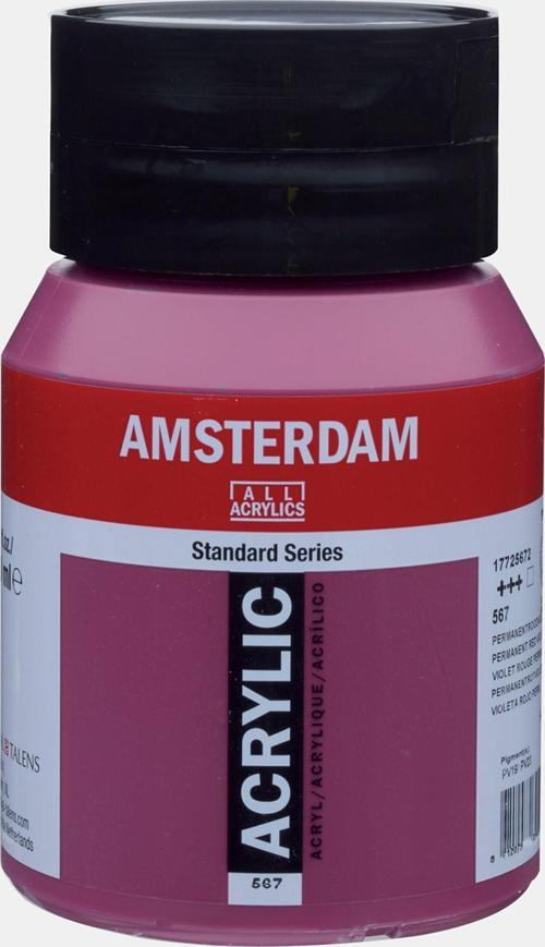 AAC ACRYLIC 500ML. PERM.RED VIOL