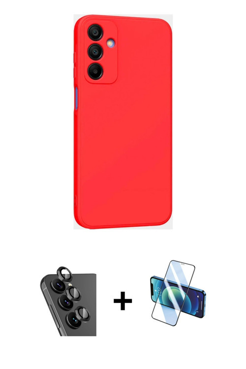 ieg™ Galaxy A25 5G Kılıf Kozmos Yansıma Özel Seri - Siyah 3D Antistatik Seramik Nano Ekran Koruyucu