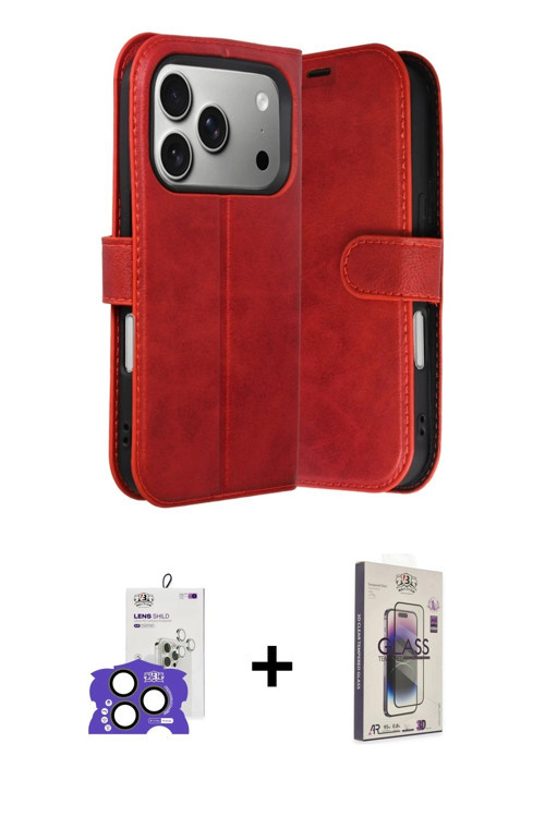 ieg™ iPhone 17 Pro Max Kılıf Siluet Işık Serisi - Siyah Bilvis 3D Cam Ekran Koruyucu + Natural Grey