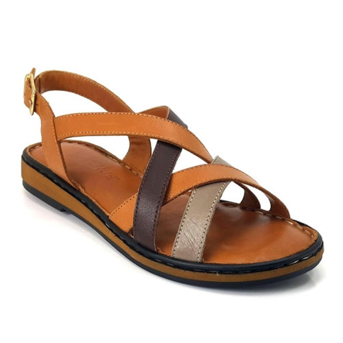 20981202 23YS Günlük Bayan Sandalet Taba