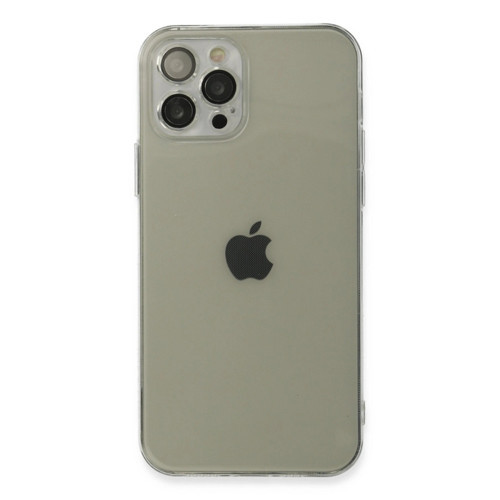 Apple İphone 12 Pro Max Kılıf Fly Lens Silikon - Şeffaf