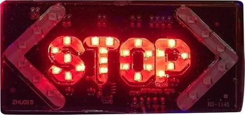 ELEKTRİKLİ İŞARET CİHAZI OKLU KÜÇÜK STOP (100X45MM)