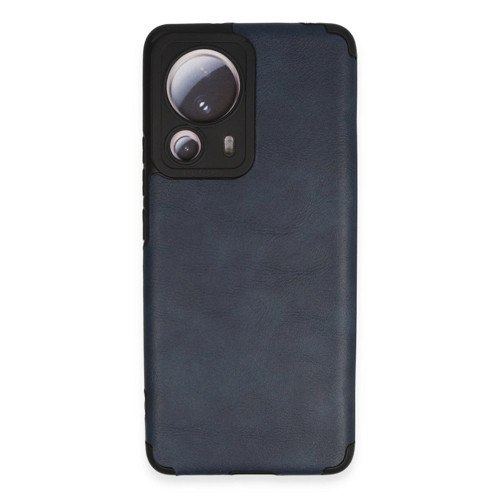 Xiaomi Mi 13 Lite Kılıf Loop Deri Silikon - Lacivert
