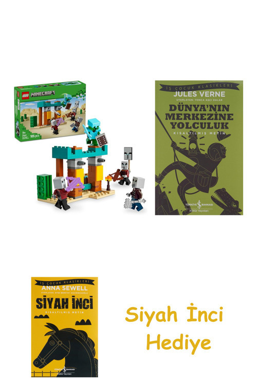Minecraft Serseri Köylü Çöl Devriyesi 2 + Dünyanın Merkezine Yolculuk + Siyah İnci Hediye