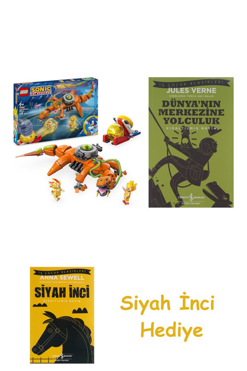 Sonic The Hedgehog Super Shadow, Bioliz + Dünyanın Merkezine Yolculuk + Siyah İnci Hediye