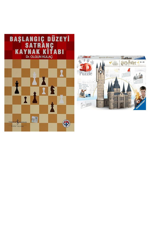 , 3D Puzzle Harry Potter Astronomi Kul... +1 Ürün (Puzzle & Kitap)