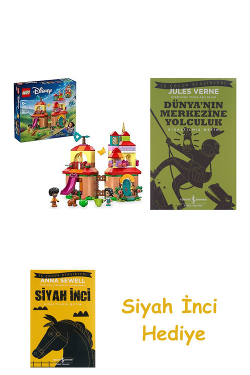 Disney Mini Enkanto Evi 43261-5 Yaş V + Dünyanın Merkezine Yolculuk + Siyah İnci Hediye