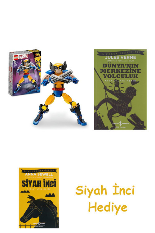 Marvel Wolverine Yapım Figürü 76257 – 8 + Dünyanın Merkezine Yolculuk + Siyah İnci Hediye