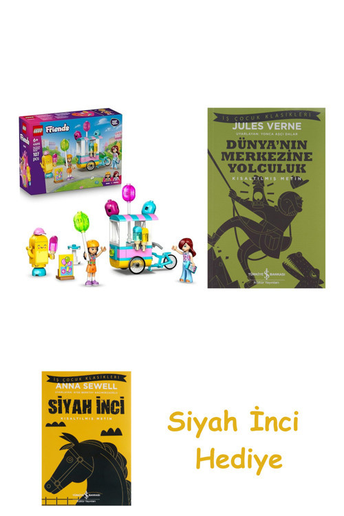 Friends Dondurma Ve Balon Standı 42692 + Dünyanın Merkezine Yolculuk + Siyah İnci Hediye