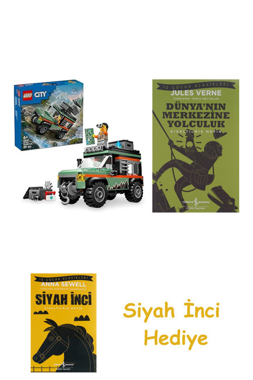 City 4X4 Arazi Dağ Arabası 60447-6 Yaş + Dünyanın Merkezine Yolculuk + Siyah İnci Hediye