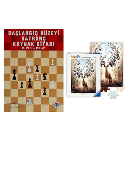 500P Puzzle Gizemli Geyik, Yapboz... +1 Ürün (Puzzle & Kitap)
