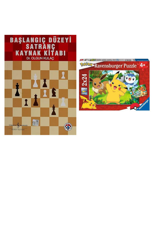 2X24 Parça Pokemon Puzzle... +1 Ürün (Puzzle & Kitap)