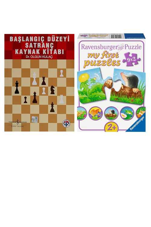 73139 Puzzle Bahçe Hayvanları, 9 X 2 ... +1 Ürün (Puzzle & Kitap)
