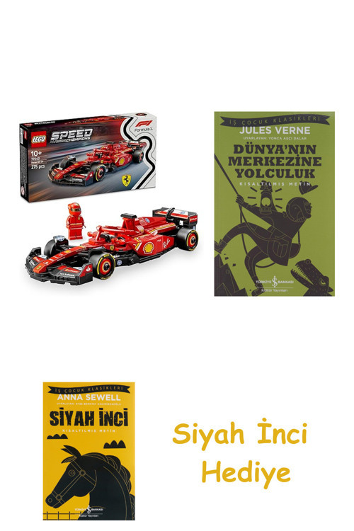 Speed Champions Ferrari Sf-24 F1 Yarış + Dünyanın Merkezine Yolculuk + Siyah İnci Hediye