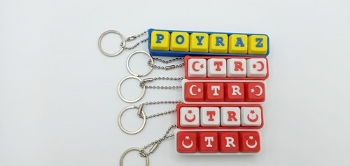 İsme Özel Clicker Anahtarlık (Dokuz Harf)