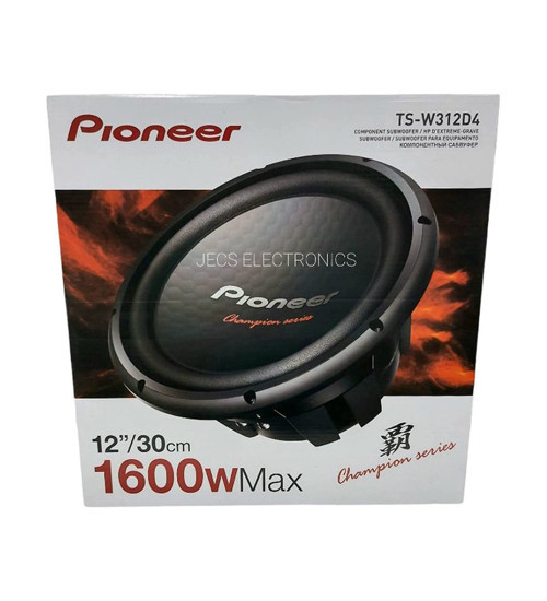 TS-W312D4-1600w max-500w rms-profesyonel 30 cm çift bobin woofer