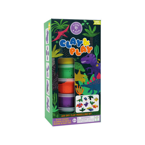 Floss&Rock Clay And Play Hava İle Kuruyan Kil Seti Dino 50P6138