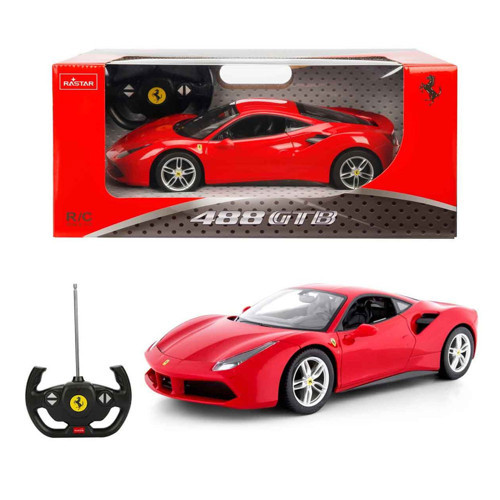 Ferrari 488 GTB Uzaktan Kumandalı Işıklı Araba Kırmızı S00075600
