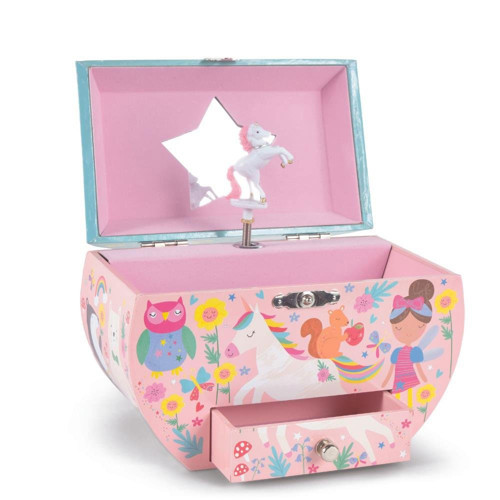 Floss&Rock Müzikli Oval Mücevher Kutusu Rainbow Fairy 43P6388