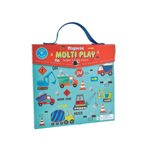 Floss&Rock Mıknatıslı Çoklu Oyun Seti Construction 44P6455