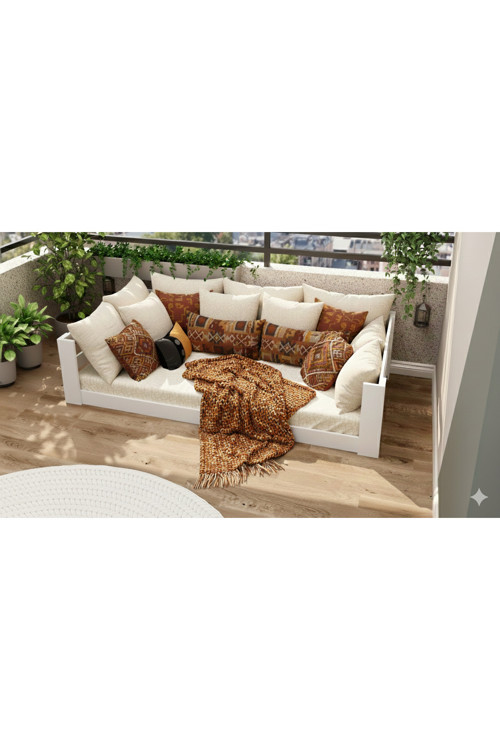 Mdf Sedir Kanepe 90X190 Cm (İç Ölçü) Mindersiz