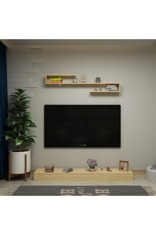 Safir Tv Sehpası Ve Duvar Rafı