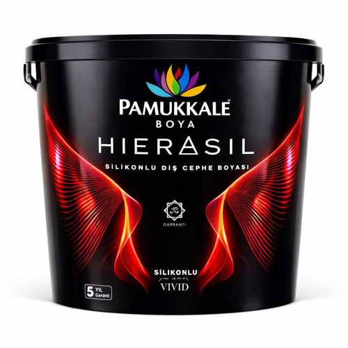 Hierasil Silikonlu Dış Cephe Boyası 7.5 Lt Parlak Siyah