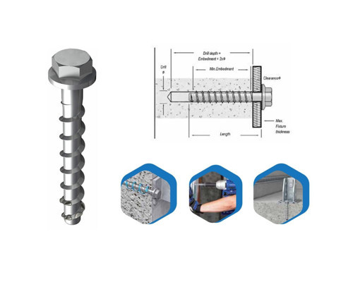 14x120 Beton Vidası-5'Li PAKET