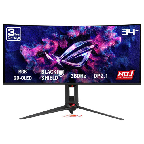 ROG Swift OLED PG34WCDN 34 inç 360Hz 0.03ms UWQHD Adaptive Sync QD-OLED Kavisli Gaming Monitör