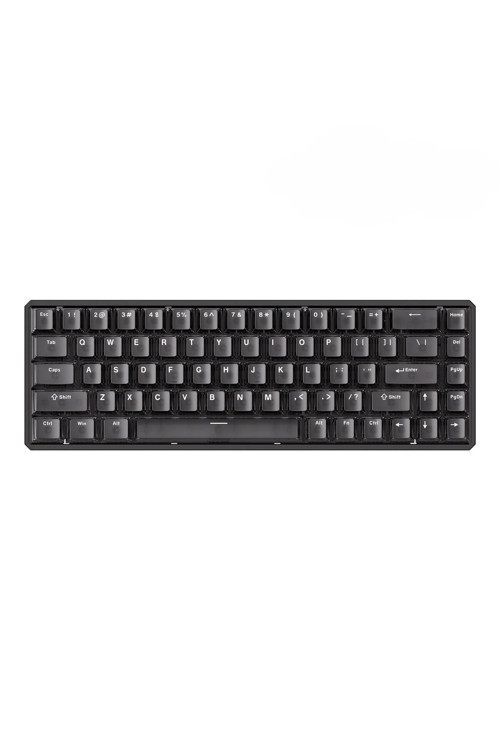 MOD68 HE Black Transparent %65 AstroAim Magnetic Switch 8K Hz HE Hotswap İngilizce Mekanik Klavye