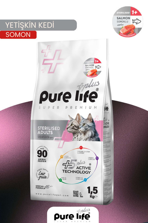 Plus Somunlu Kısırlaştırılmış Kedi Maması 1.5 KG