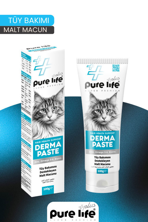 Plus Tüy Bakımını Destekleyen Malt Kedi Macunu 100g