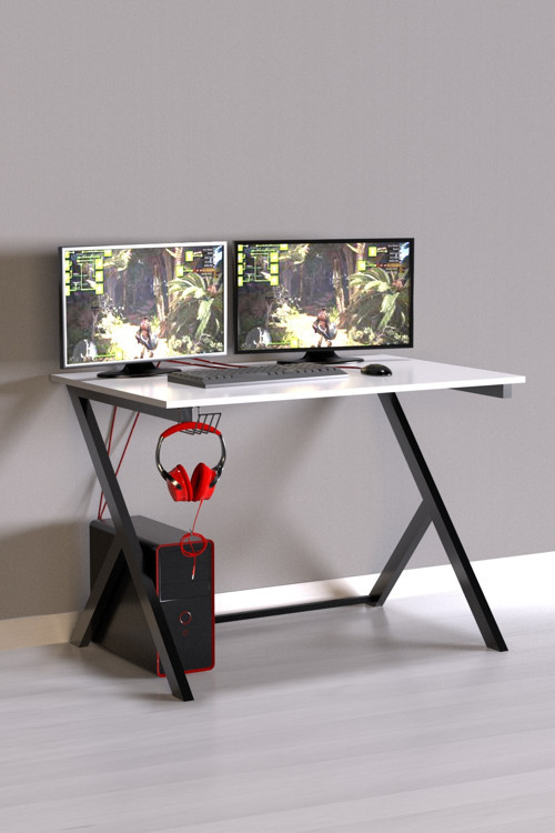 Milenyum Profesyonel Oyuncu Masası Beyaz