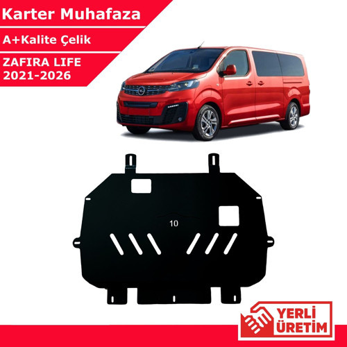 Opel Zafira Life 2000cc 2021-2026 Çelik Karter Muhafaza Çelik Koruma Sacı A+ Kalite Yerli Üretim