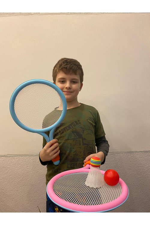 Smilechild İKİ KİŞİLİK TENİS OYUNU OYUNCAK 4 PARÇA