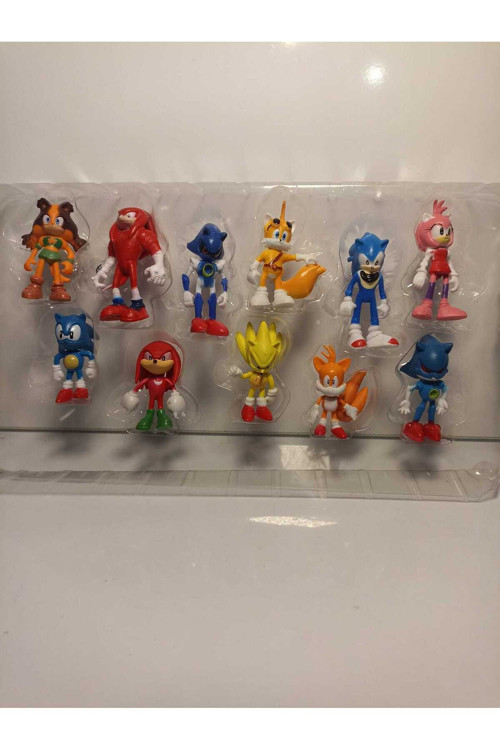 Smilechild Sonic 11 Karakter Figür Oyuncak 6-8 CM