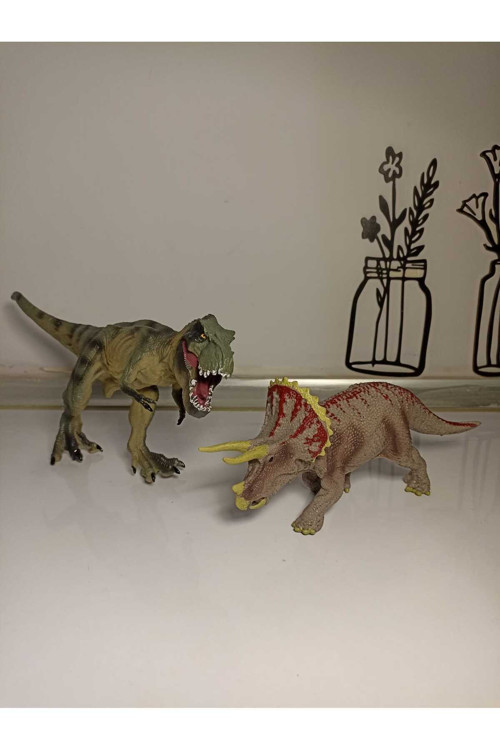 Smilechild Dinazor Set oyuncak 21*10 cm diğeri 33*13 cm dir