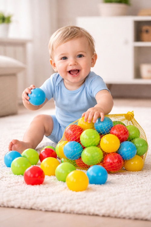 Oyun Havuz Topu Şişme Oyun Havuz Topları 6 Cm 8 Adet