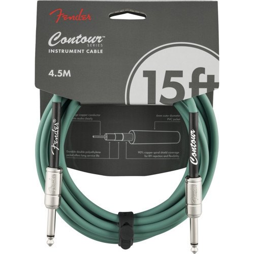 Contour Serisi 4,5 mt. Gitar Kablosu Sherwood Green Enstrüman Kablosu