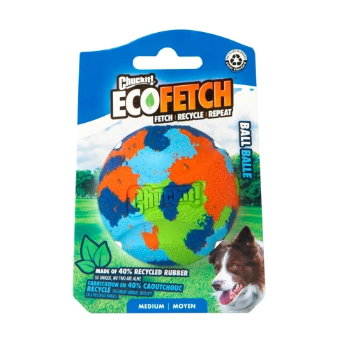 ! Eco Fetch Ball Doğa Dostu Köpek Oyun Topu Orta Boy 6,5 Cm