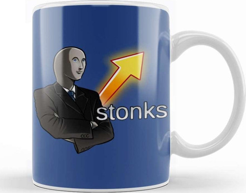 Stonks Kupa Bardak Porselen