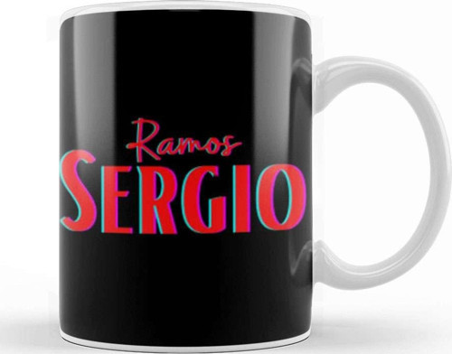 Sergio Ramos Kupa Bardak Porselen