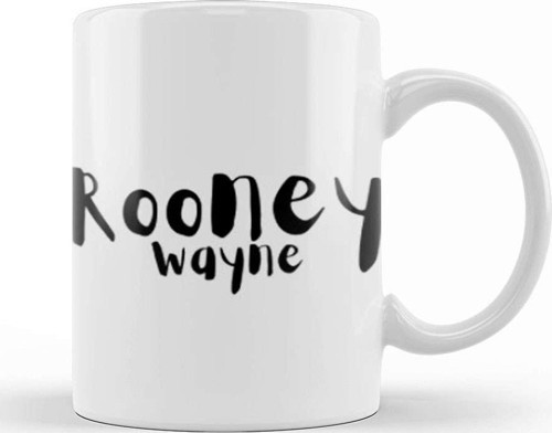 Wayne Rooney Kupa Bardak Porselen