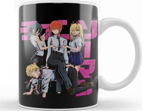 Chainsaw Man Kupa Bardak Porselen