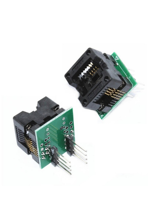 150 Mil ve 200 Mil Smd Soic8 Sop8 So8 To Dip8 Yaylı Soket Adaptör Eeprom Flash Programlayıcı Entegre