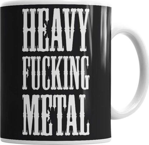 Heavy Metal Kupa Bardak Porselen