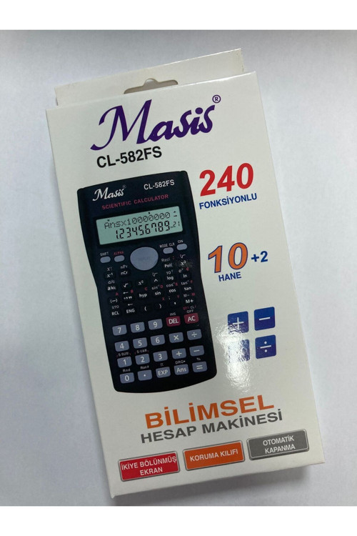 CL-582 FS Bilimsel Hesap Makinesi 240 Fonksiyonlu Öğrenci Mühendislik Hesap Makinesi