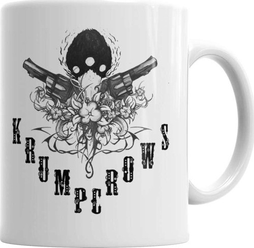 Krump Crows Kupa Bardak Porselen